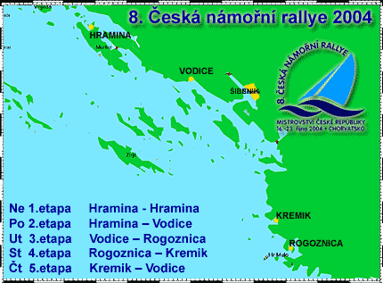 Mapa 8. esk nmon rallye 2004